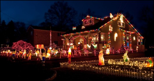Decoración navideña en Dyker Heights12