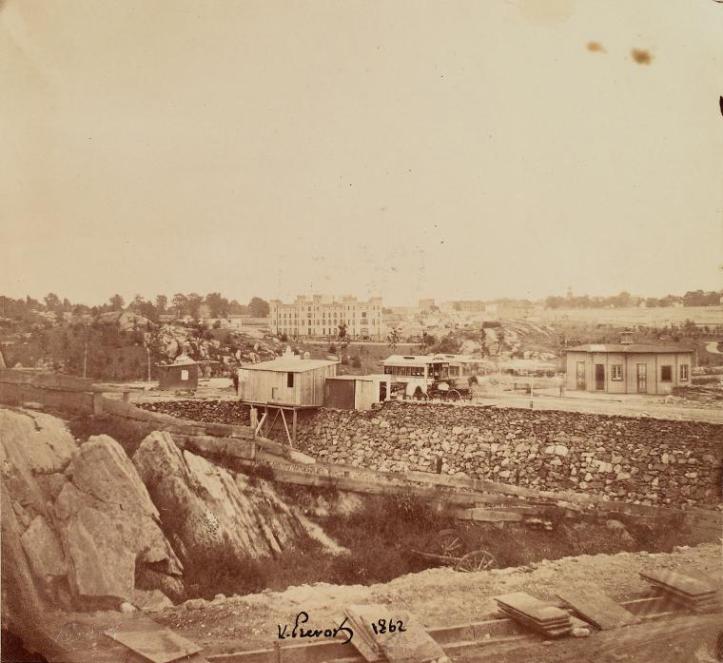 Construcción de Central Park. 1862