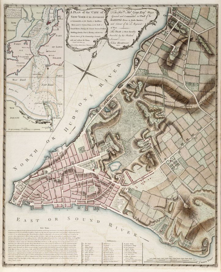 Map of New York City - 1775