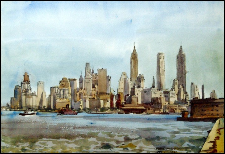 New York Skyline (1937) - Reginald Marsh