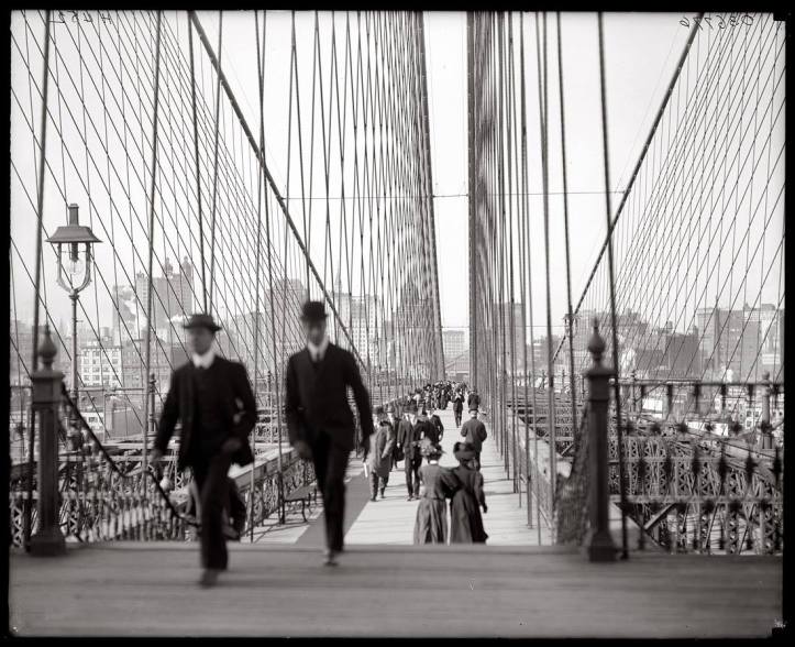 The Brooklyn Bridge, 1910.