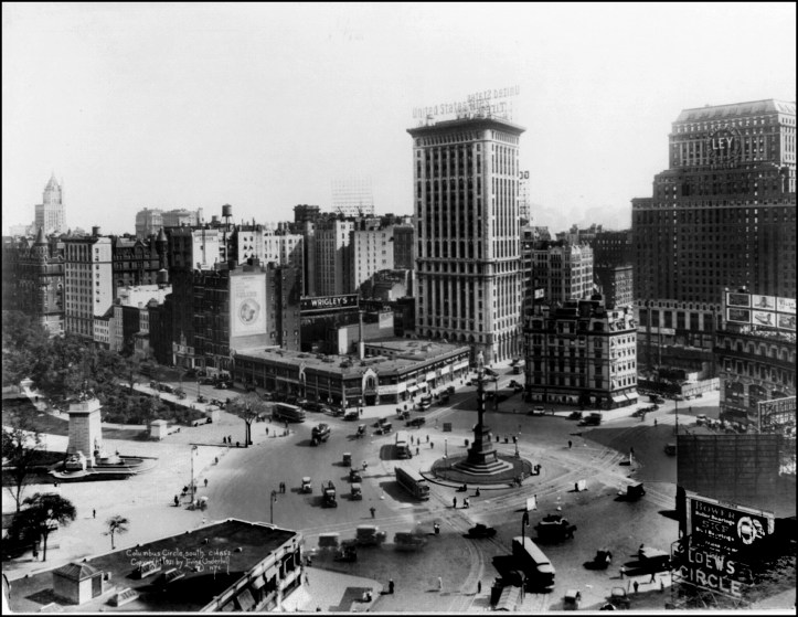 Columbus Circle (vista sur) - 1921