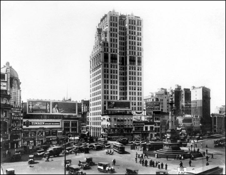 Columbus Circle (vista Oeste) - 1921