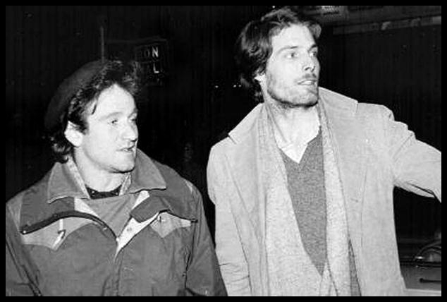 Williams y Reeves en Nueva York durante la época en la que ambos estudiaban arte dramático,