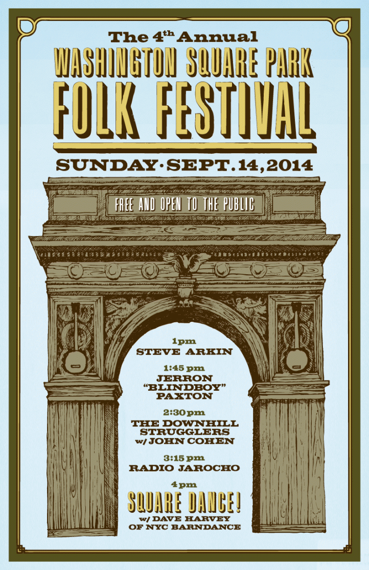 THE 4TH ANNUAL WASHINGTON SQUARE FOLK FESTIVAL