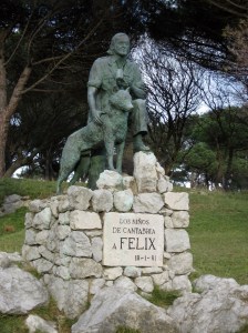 Estatua de Félix Rodriguez de la Fuente en Santander