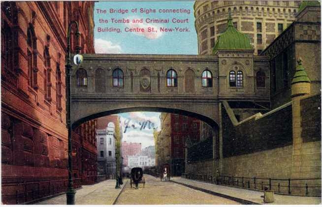 Bridge of sighs postcard