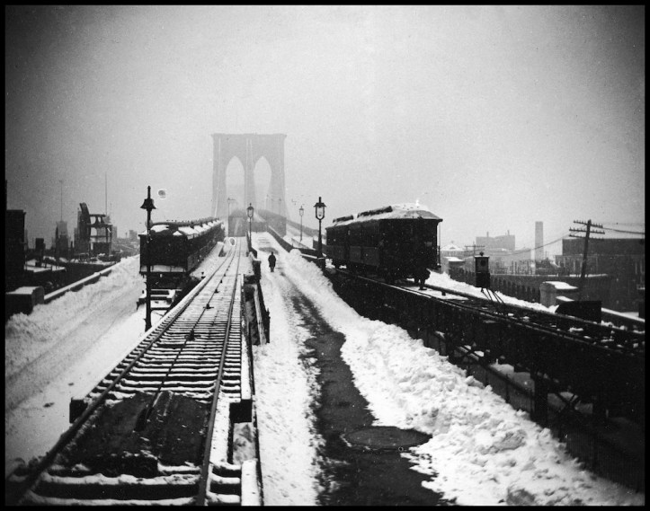 El puente de Brooklyn fue una de las infraestructuras más afectadas por la tormenta.