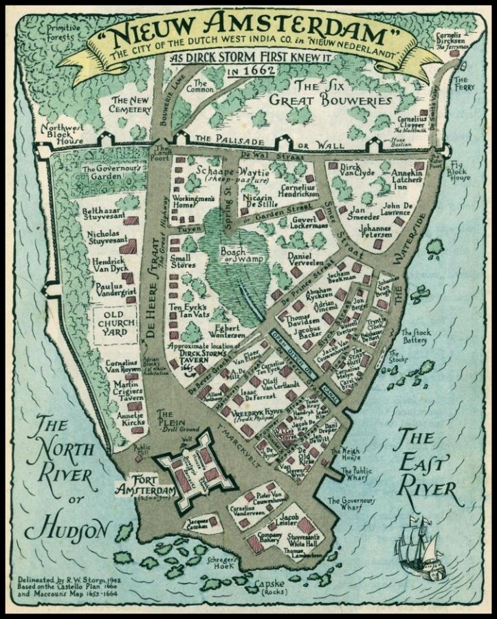 New Amsterdam 1662