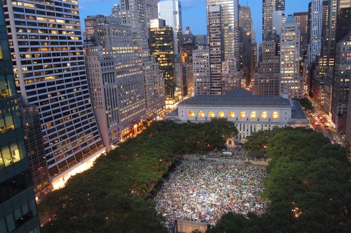 Bryant Park movies