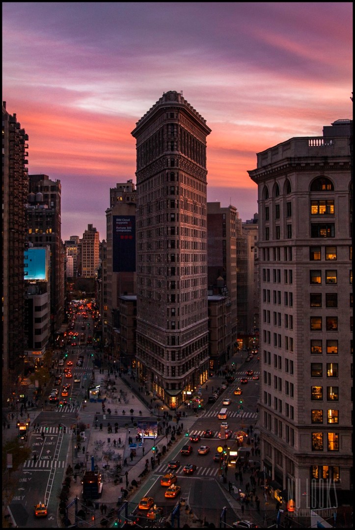Flatiron anochecer