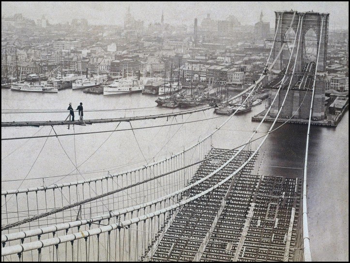 Puente de Brooklyn 1880